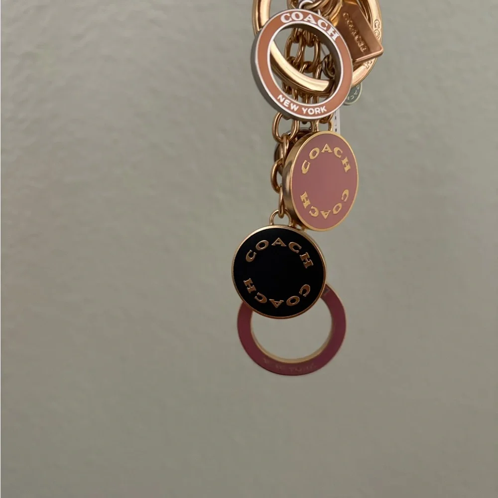 Coach Circle Cluster Bag Charm - Picture 6 of 7